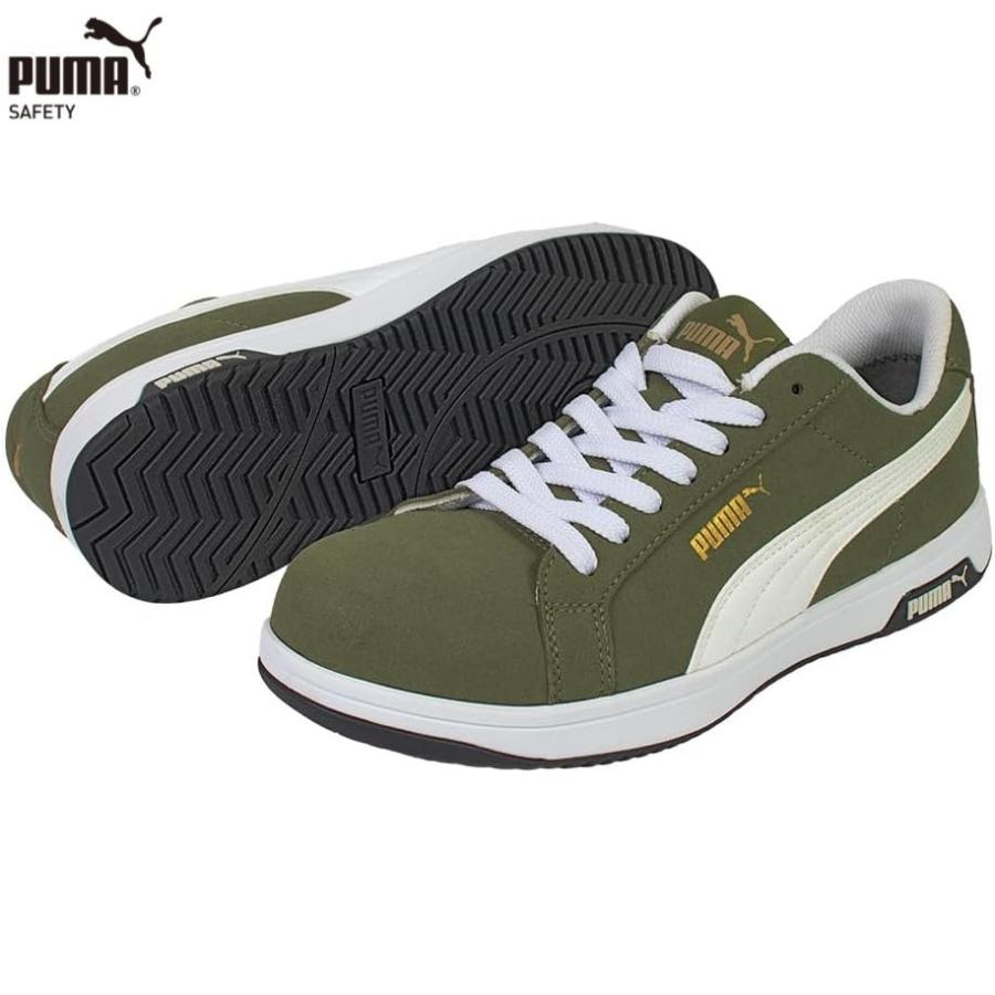 PUMA ICONIC OLIVE LOW セーフティシューズ 安全靴 プーマ アイコニック・オリーブ・ロー プロスニーカー 64.201.0|現場屋本舗 店