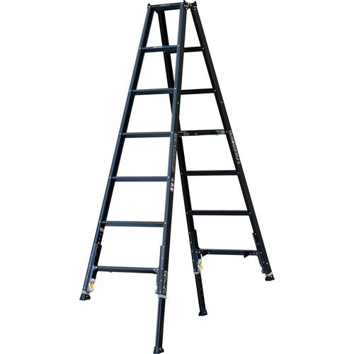 アルインコ 軽量伸縮脚付専用脚立 KARU-240BK 天板高さ1.99-2.29m 質量9.7kg ALINCO （個人宅配送不可）（北海道・沖縄・離島は送料別途）