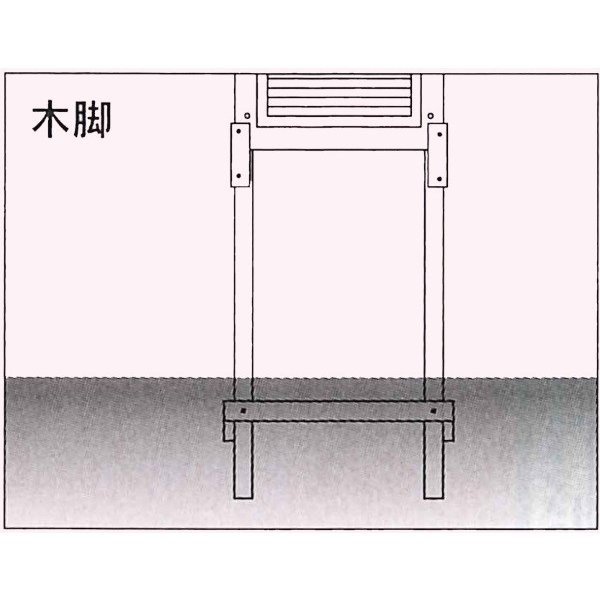 SK|TAIHEI 大平産業 百葉箱大型2号用 脚のみ H2-W （木脚） 【温湿度管理/温度/空調管理/学校教材/気象観測】※【代引き不可】※メーカー直送商品のため代引き決済はご利用いただけません。