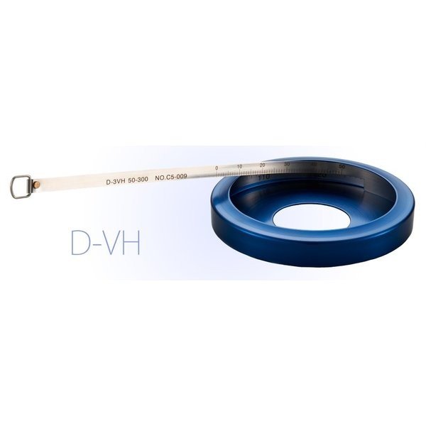 日本度器 ダイヤメーターテープ D-24VH 測定範囲2050-2400mm ステンレステープ 測定物の直径寸法を測る