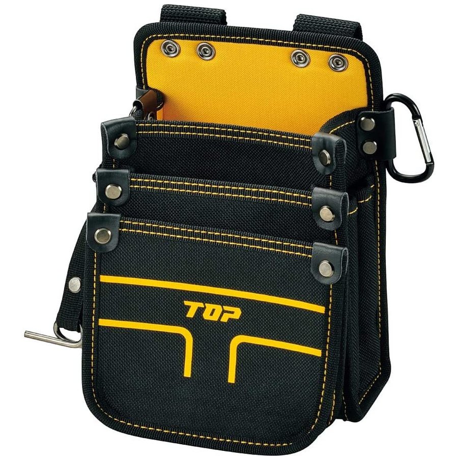 楽天市場】TOP トップ工業 電工用腰袋3段タイプ 中 TPD-301M : 現場屋