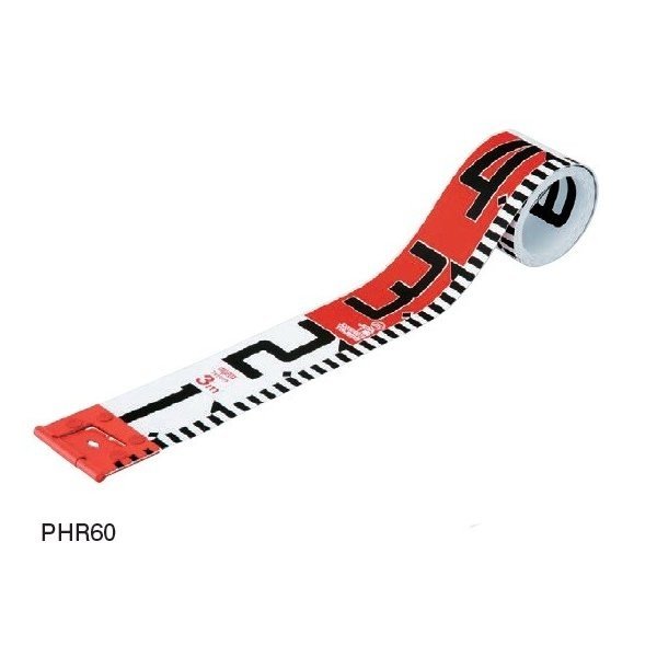 MYZOX マイゾックス フォトロッド 60mm幅 30m テープのみ PHR60-30K （表20cm赤白タテ目盛 裏1m赤白裏ヨコ目盛） 【工事写真 リボンテープ】 10,061円