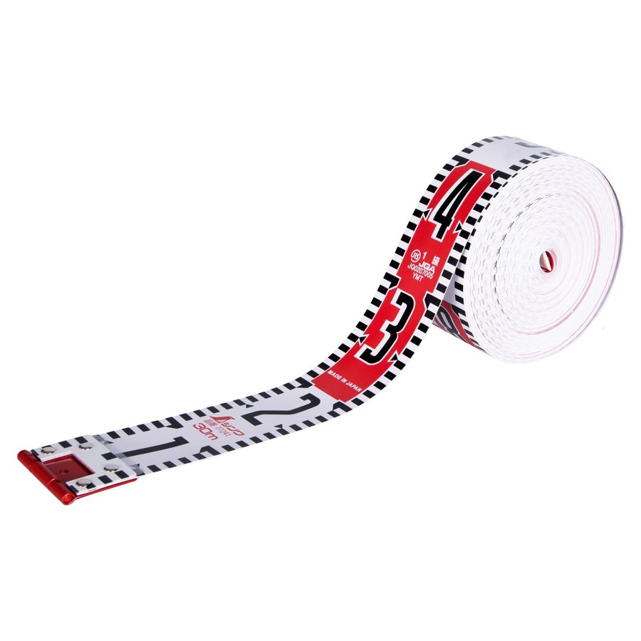シンワ測定 77241 ロッドテープ ガラス繊維製 30m巾60mm クリアパック JIS|現場屋本舗 店