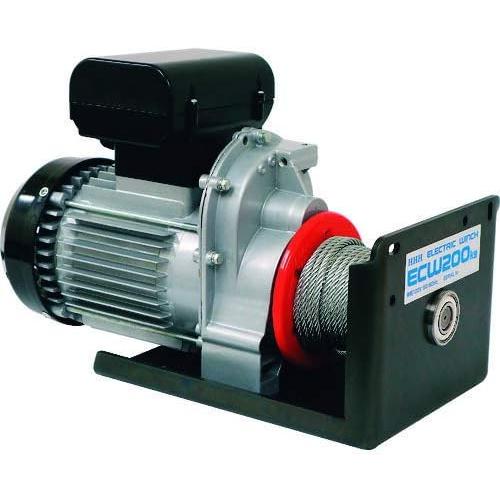 スリーエッチ 電動ウインチ ECW200 定格荷重200kg 揚程10m 単相100V 50/60Hz HHH