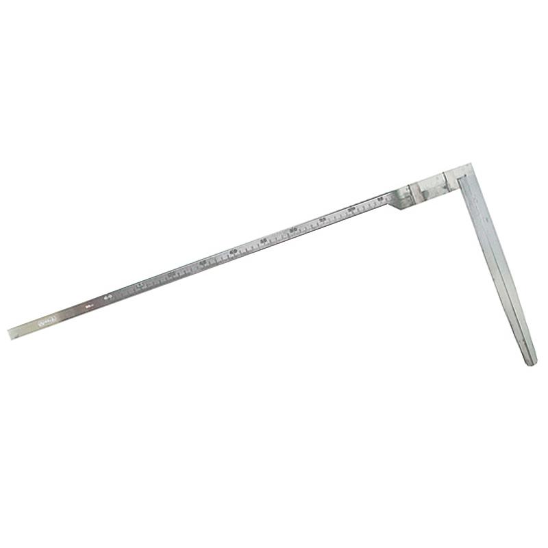 シンワ測定 63541 材木尺 ステン 60cm 表2mm・裏1mm目盛
