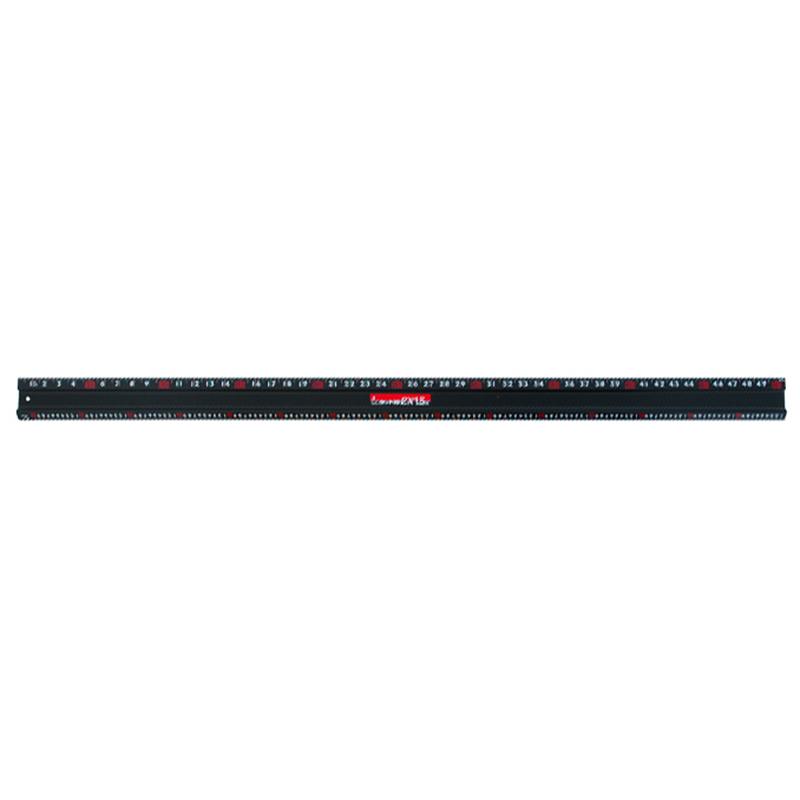 シンワ測定 65034 アルミカッター定規 カット師ＥＸ １．５ｍ 併用目盛