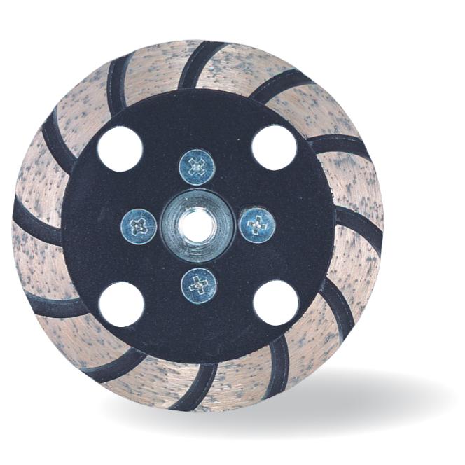 ツボ万 NVポリッシャー NV-100 外径100mm チップ厚3mm チップ幅13mm 取付穴M10ネジ コード11191