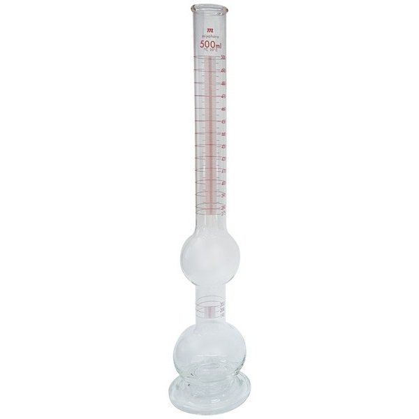 三洋試験機工業 チャップマンフラスコ 500ml （赤目盛） LG-766A JIS A 1111準拠 ※【代引き不可】※ メーカー直送商品のため代引き決済はご利用いただけません。