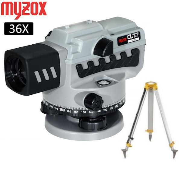 マイゾックス CL-36 オート気泡管水準器 36倍 三脚架付き添い人仕かける 花・ガーデン・DIY-その他