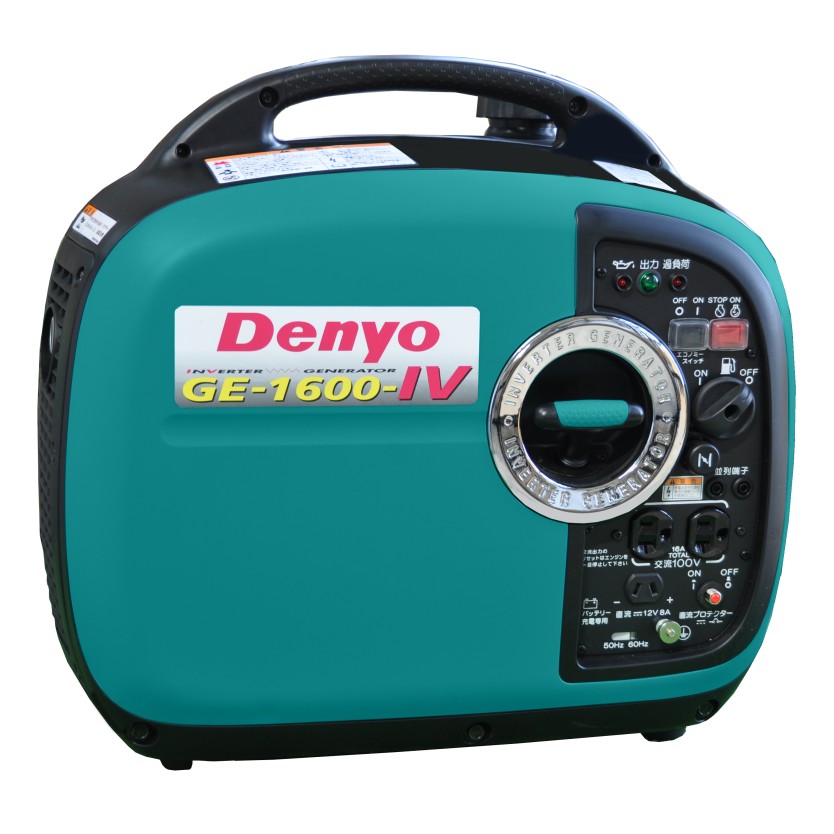 ◇デンヨー 小型揮発油発生機 GE-1600SS-IV 【貨物輸送無料、代引っ張ること不可】 製造業者1年引きうける付 電動工具本体-ガソリン発電機-発電機・ポータブル電源