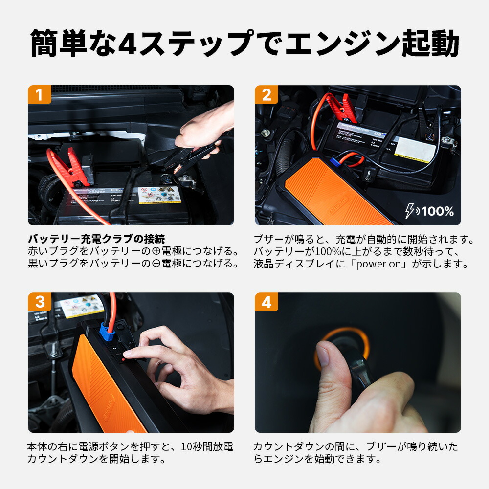 即納 Autowit Super Cap2 ジャンプスターター 12V スーパーコンデンサ