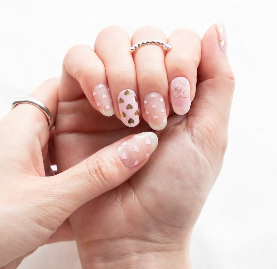 Beautyavenue スウィートハートアモル リアルジェルネイルシール 春新作の リアルジェルネイルシール