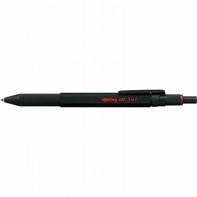 ニューウェルブランズ rOtring 600 ブラック 3in1 マルチペン 2164108(取り寄せ品)「宅配便送料無料(B)」