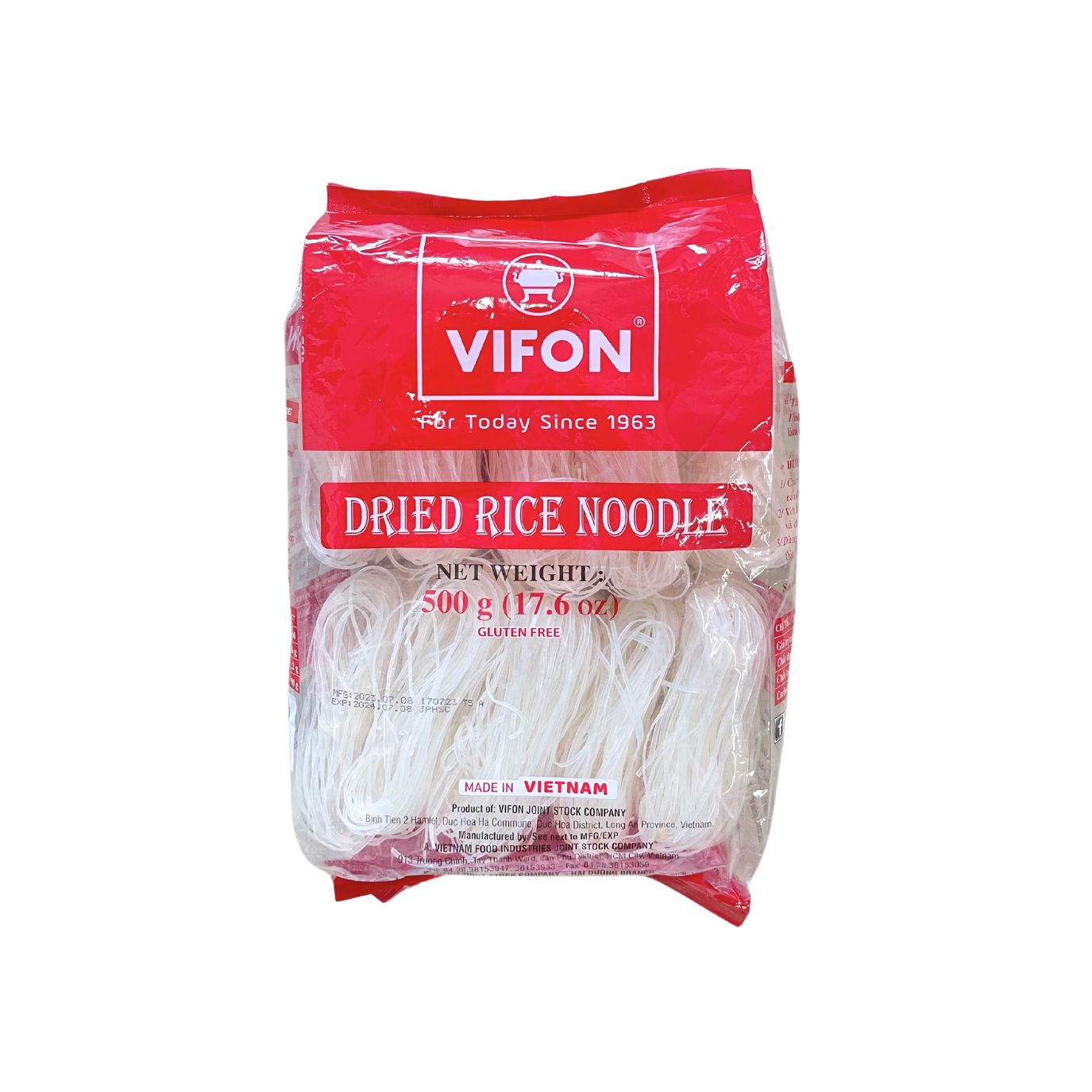 VIFON フーティウ 麺 500g（10袋セット） HU TIEU KHO