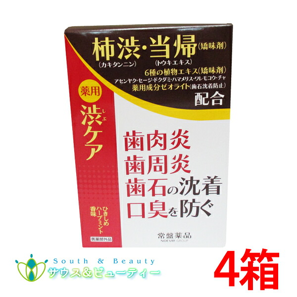 薬用はみがき 薬用 渋ケア 100g ×12本 常盤薬品 ノエビアグループ トキワ