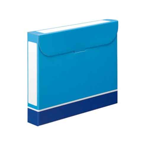 整理保存用具ボックス席 A4ヨコ 青 背幅53粍 50冊 TFB5-A4-5B 事あたらしい# 医薬品・コンタクト・介護-介護用品-介護者用文具