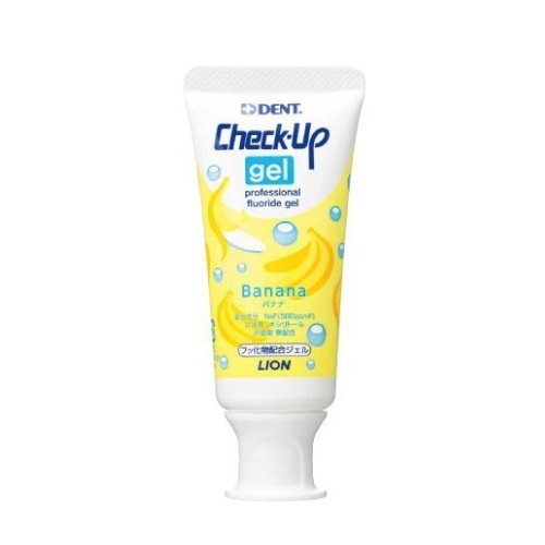 【医薬部外品】 DENT.チェックアップジェル バナナ 小児向 1箱(60g×10本入) ライオン