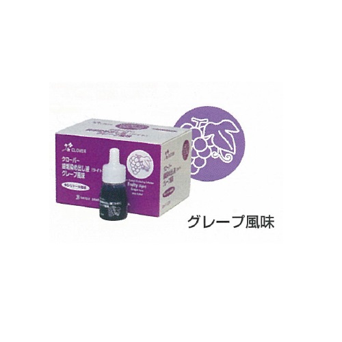 クローバー歯垢染め出し液 バイカラー フルーツミックス 5ml×12本入 クローバー