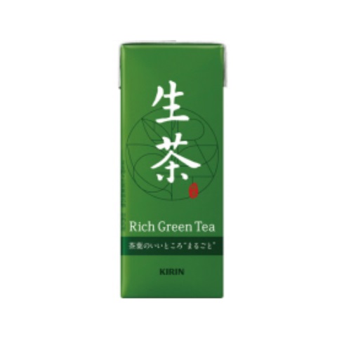 生茶　２５０ｍＬ　紙パック　１セット（７２本：２４本×３ケース） キリンビバレッジ#