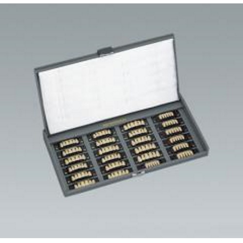 デュラデント 前歯 MG(SG付)24入 1函\u003d6揃24個、シェードガイド付 GC