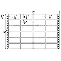ナナ質問用紙 年代順の継続付け紙 M手合い 15×10in 24面 84×38粍 横2縦5本ミシン入 1箱(500折) M15J オリエント刷り上げる#