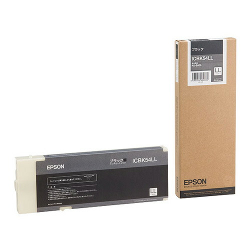 インキ薬莢 黒いこと LL大いさ 1個 ICBK54LL エプソン#