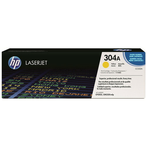 プリントカートリッジ イエロー 1個 CC532A HP#