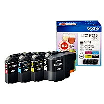 インクカートリッジ お徳用 4色 大容量 1箱(4個:各色1個) LC219/215-4PK ブラザー#|NO1元気爽快