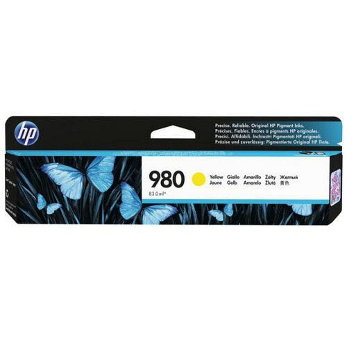 HP980 インキ薬莢 黄色 絵の具系 1個 D8J09A HP#