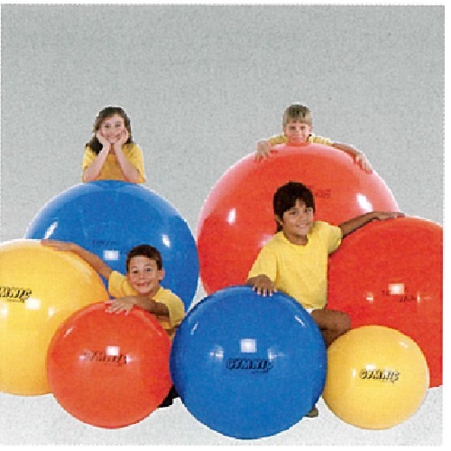 エクササイズボール 黄 θ75cm 1300g