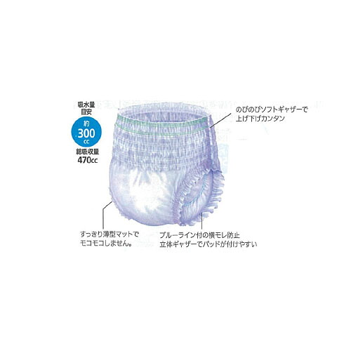 4袋まとめ買い はくパンツレギュラー S 55~75 22枚 リブドゥコーポレーション