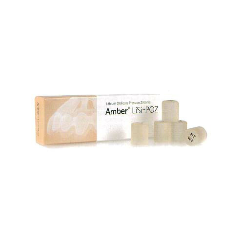 Amber LiSi-POZ HT(ハイトランスルーセント) A3.5 φ12.7&times;T15 3個 R-15 日本歯科商社｜NO1元気爽快