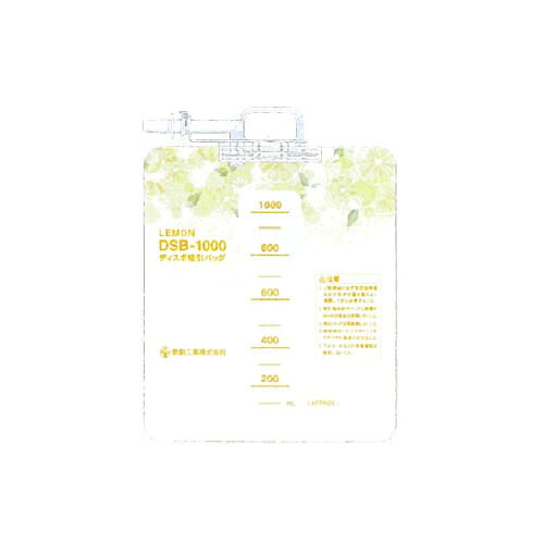 【管理医療機器】 ディスポ吸引バッグ WAKABA 1000mL 50枚入 新鋭工業