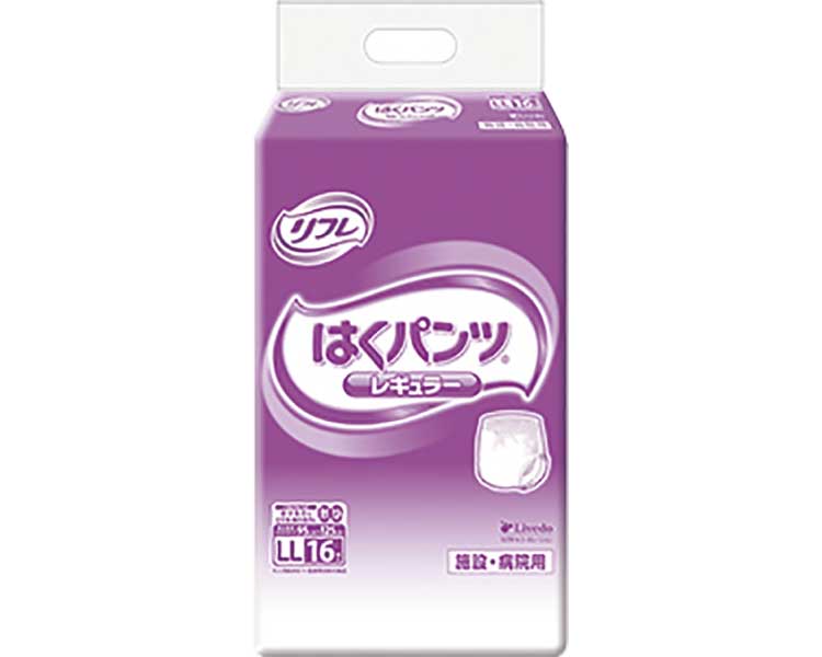 はくパンツ　レギュラー　LL ケース単位 6袋セット １袋16枚入り 17655→18198 リブドゥコーポレーション