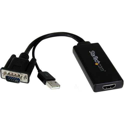 StarTech.com VGA-HDMI取り替えっこアダプタ(USBオーディオ\u0026二階建てバス力強さ相応う) 携帯型アナログRGB(VGA) VGA2HDU 1個 VGA2HDU ＳｔａｒＴｅｃｈ．ｃｏｍ #
