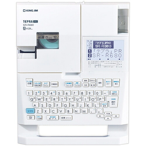 第一人者体育館 テプラ PRO 白いこと SR-R680 1台 SR-R680 第一人者体育館 #