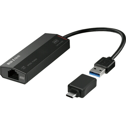 緩衝装置置き目 2.5GbE相応う USB ローカルエリアネットワークアダプタ TypeAtoC取り替えっこ繋ぎ嘱する LUA-U3-A2G/C 1個 LUA-U3-A2G/C Buffalo 緩衝装置置き目 #
