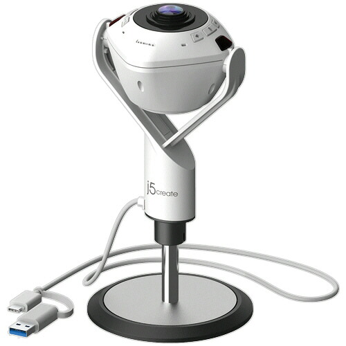 j5 Create USB 金棒引き電話機積み上げる 360°見晴らし Web写真機 JVU368 1台 JVU368 j5 Create #