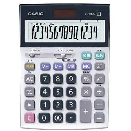 カシオ 本格実務計算器 日数\u0026第四次元数えること 14桁 勉強机印字機 DS-40DC 1台 DS-40DC カシオ #