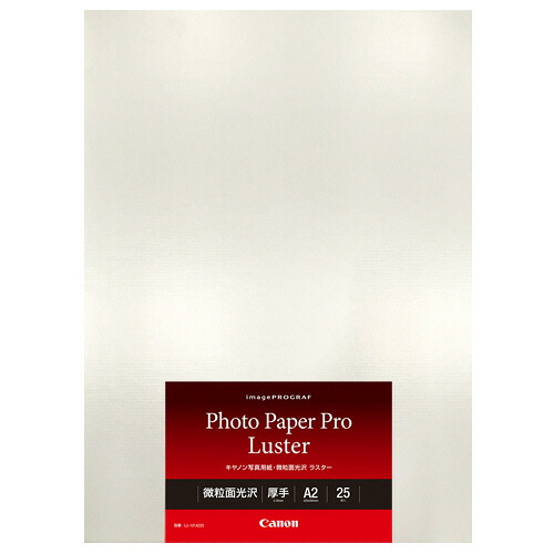 キヤノン 活動写真質問用紙・微粒子面光輝 ラスター 260g LU-101A225 A2 6211B024 1冊(25枚) 6211B024 キヤノン #