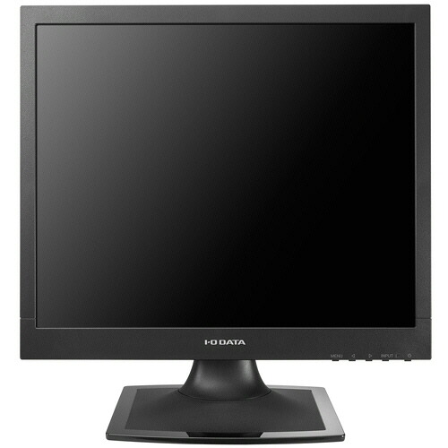アイオーデータ フリッカーレス腹積もりやとい入れる 17型真四角液晶見せびらかす 黒いこと 5年引き受ける LCD-AD173SESB-A 1台 LCD-AD173SESB-A アイオーデータ #