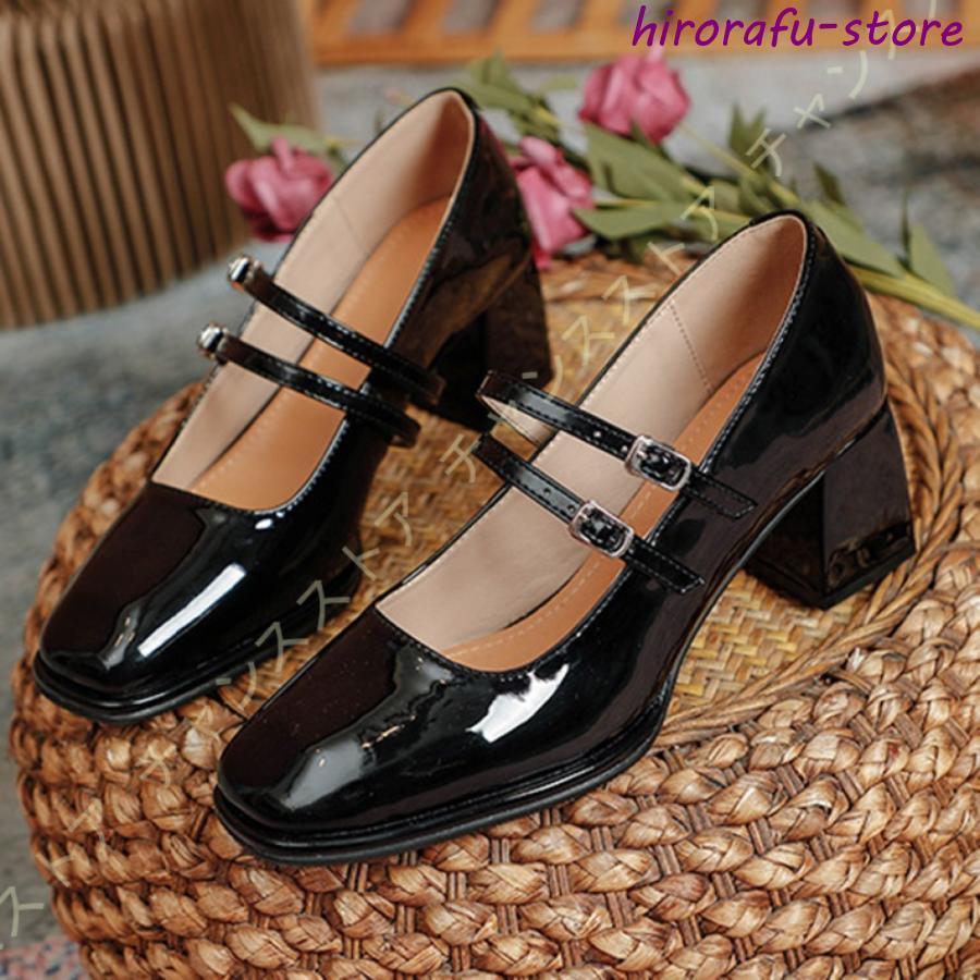 楽天市場】パンプス バックストラップ スクエアトゥ ストラップ