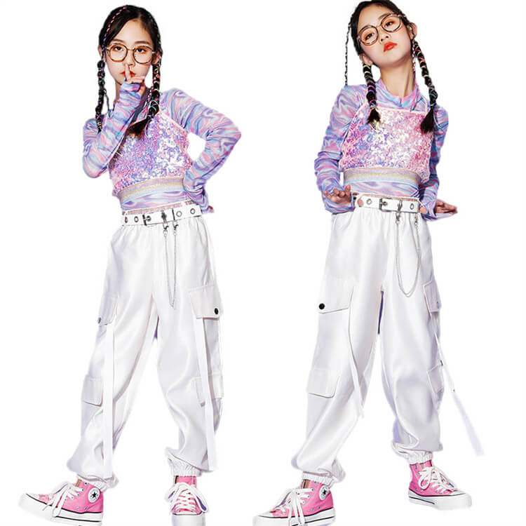 スパンコール 色が変わる 赤ちゃん服 うしろ帯 スパンコール キッズ 社交ダンス御召しもの キラキラ セットアップ キッズ 社交ダンス 御召しもの セットアップ 公演服 一こま服 社交ダンス御召しもの キッズ K-POP ガールズ 上演御召しもの スパンコール 色変わり 今めかしい