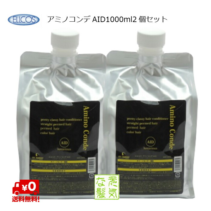 エルコス アミノコンデ AID トリートメント 1000g 2個セット 詰め替え 美容室 専売品｜元気な髪　美容ヤマグチ店