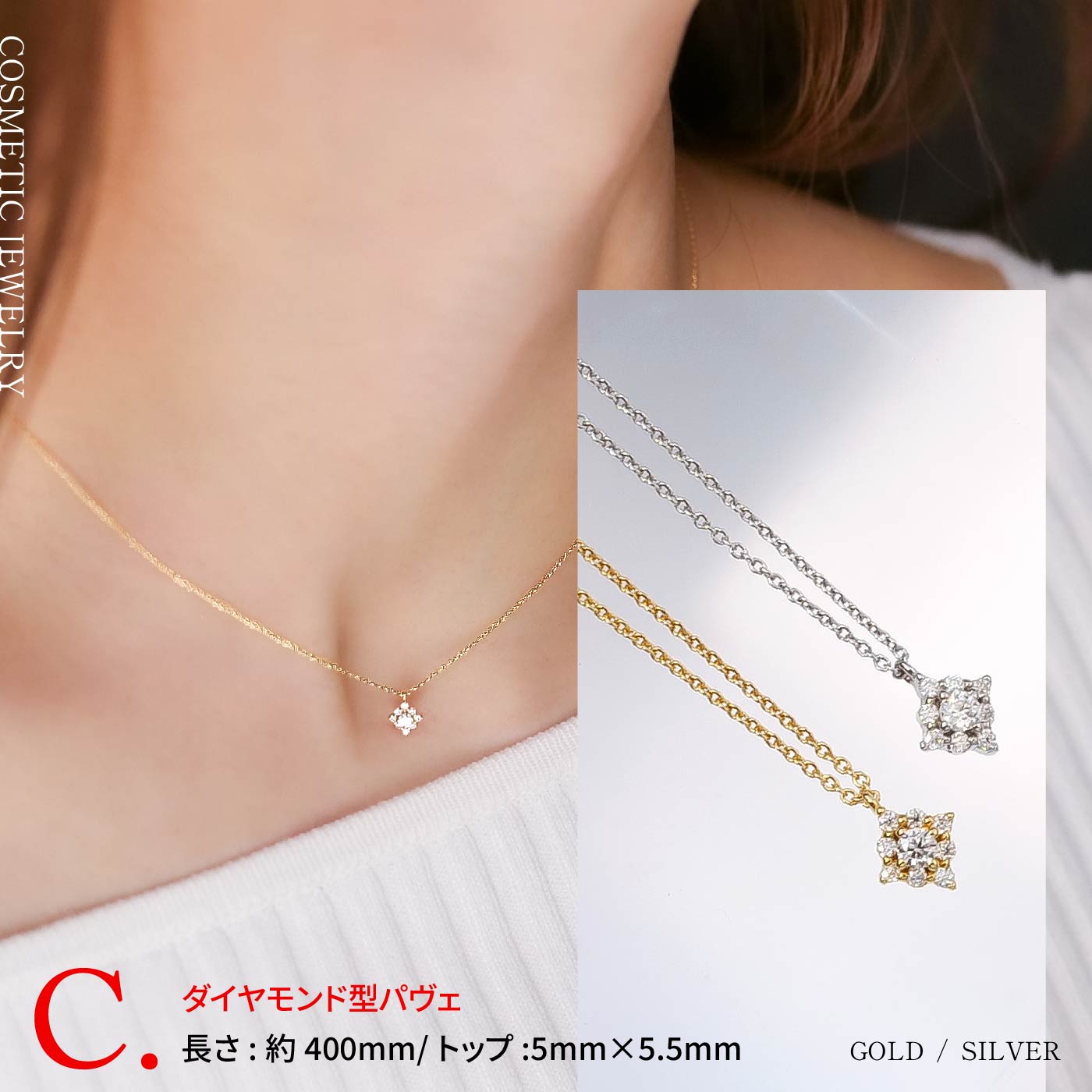 1位受賞】ネックレス レディース アクセサリー k18 18金 18k 