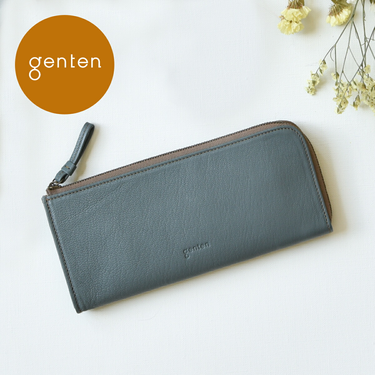 新品未使用 genten ゲンテン レザー ラウンド ファスナー 折り財布 トスカ 二つ折りLファスナー財布｜商品一覧 | 革財布、バッグの