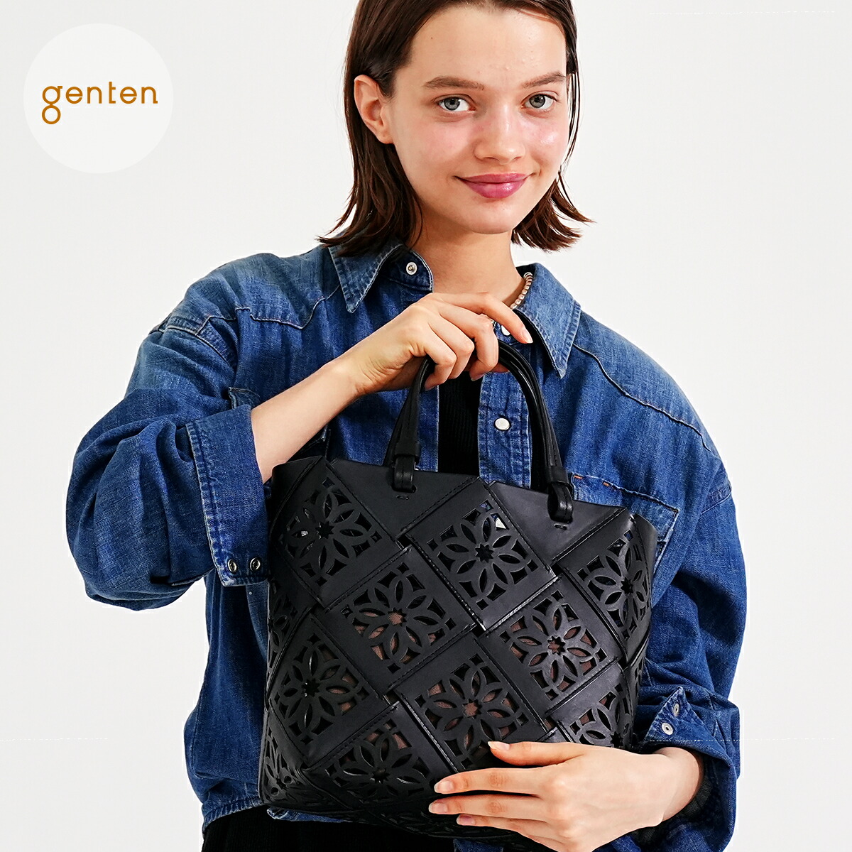 楽天市場】genten ゲンテン バッグ ナチュラル ブラウン系