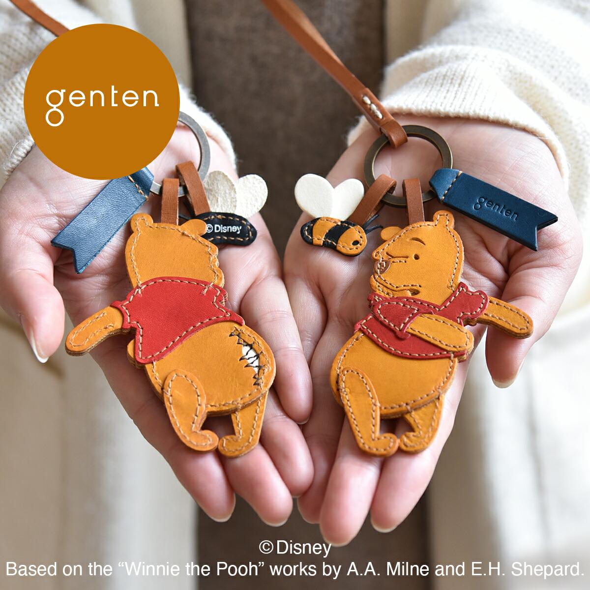 ゲンテン ワクワクチャーム くまのプーさん キーホルダー ストラップ 楽天市場】☆ genten ゲンテン チャームワクワクチャーム