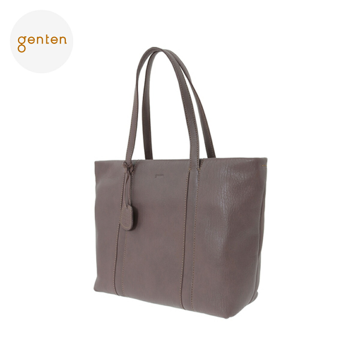 【ゲンテン公式】 genten 44114 (42409) ゲンテン ゴートベーシック トートバッグ 本革トートバッグ レディース 軽量 丈夫 山羊革 通勤 トートバッグ 日本製 天ファスナー ビジネス ノートPC A4収納 シンプル ゴートレザー|genten公式ショップ
