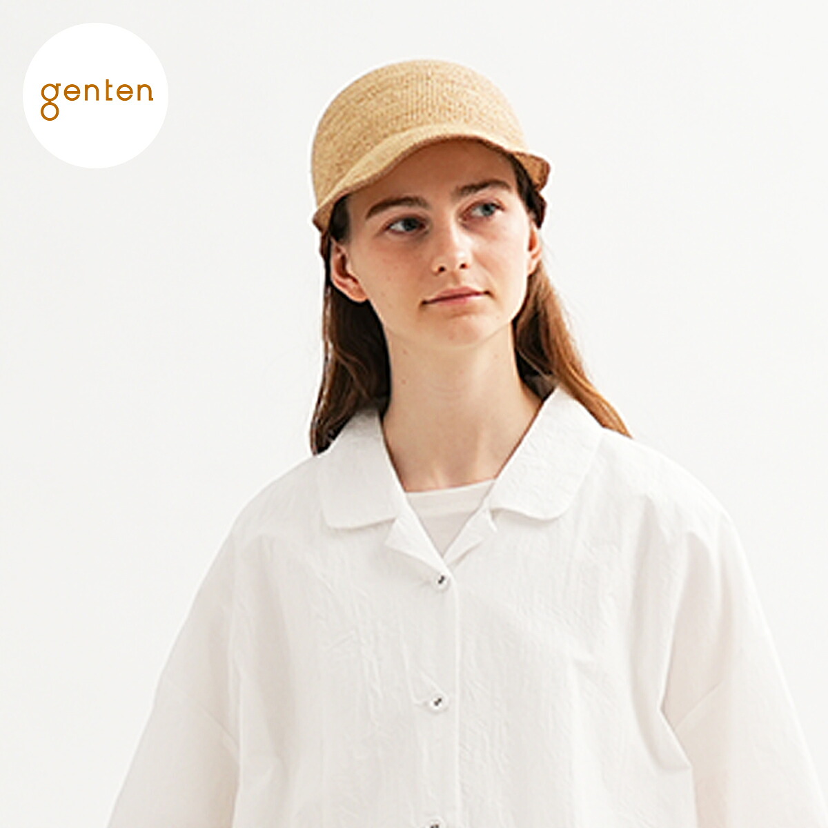 【楽天市場】【ゲンテン公式】 genten 44603 リネア キャップラフィア キャップ レディース 軽量：genten公式ショップ